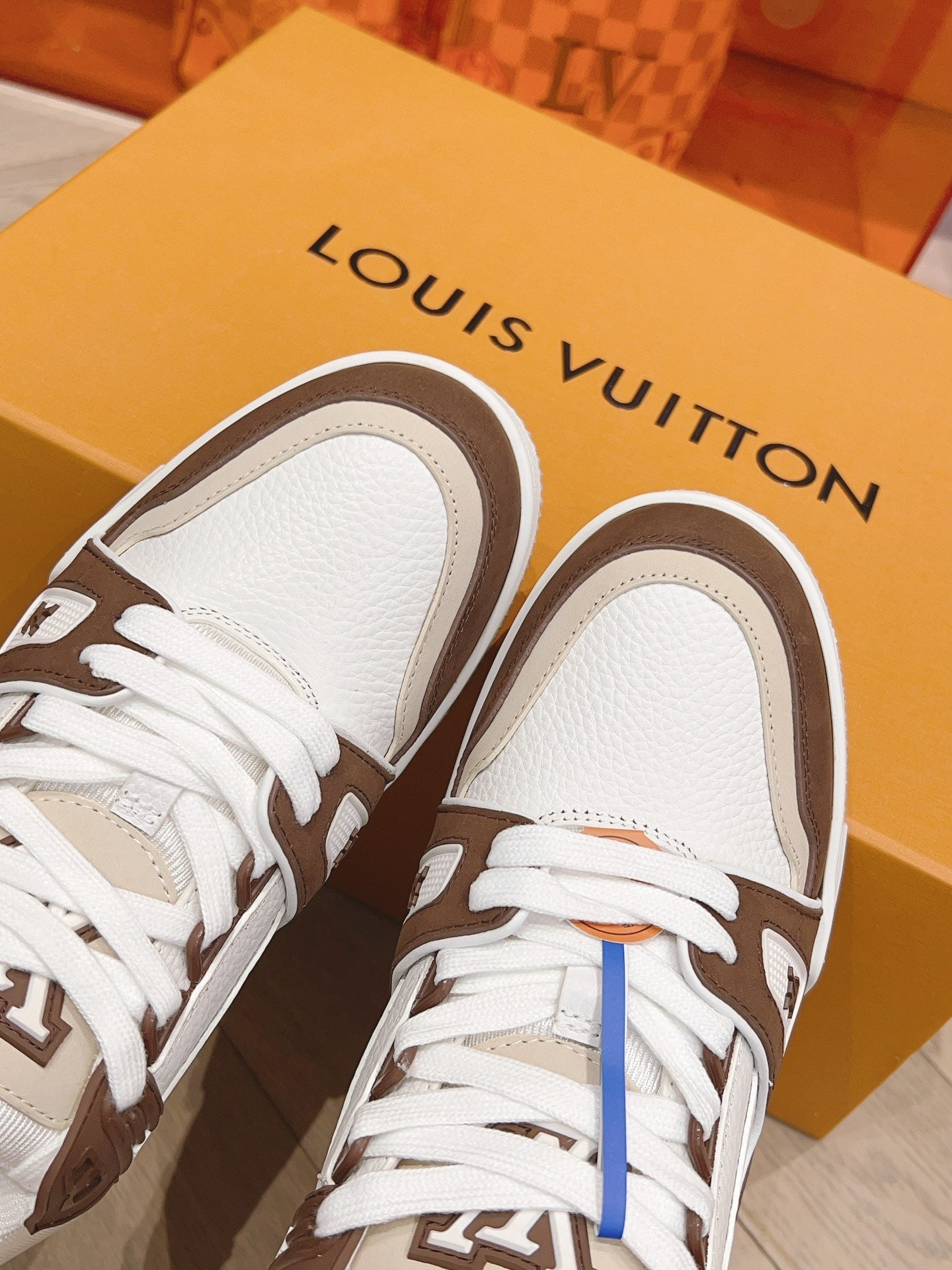 Sneakers Lv Trainers mocha facture