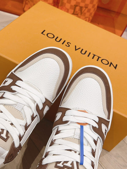 Sneakers Lv Trainers mocha facture