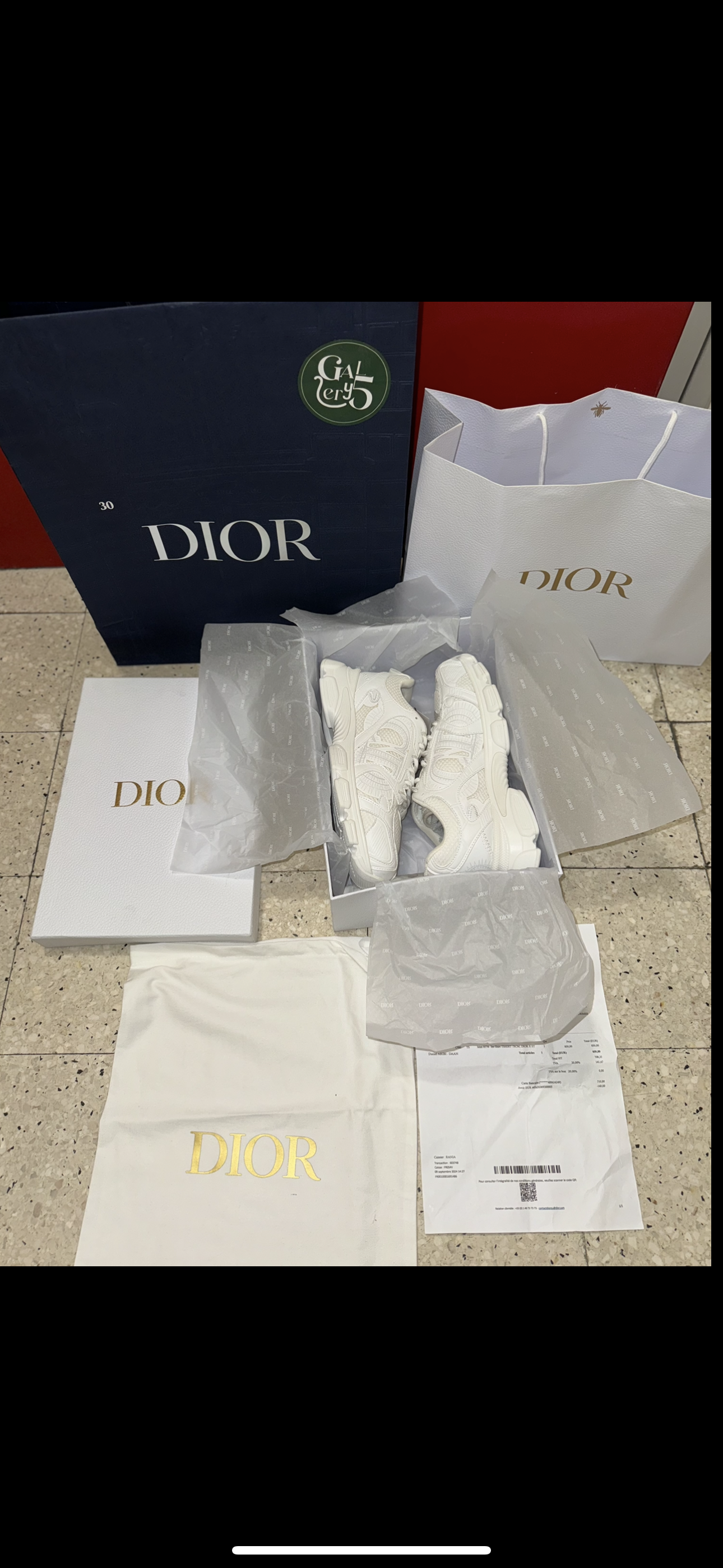 SNEAKERS CD CHRONO FACTURE PACKAGING COMPLET