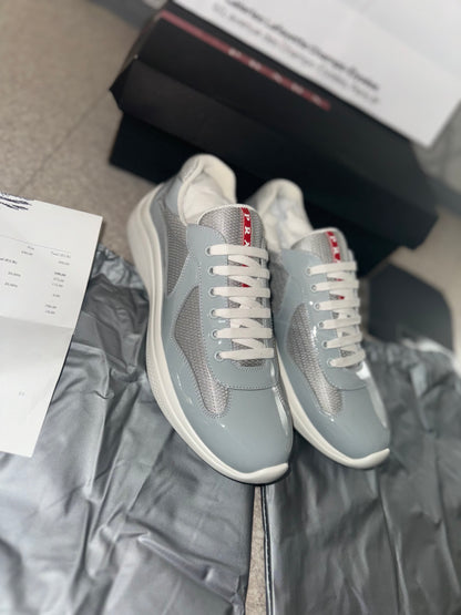 Sneakers Prd America ´ s Cup  tissu bike lisse grey