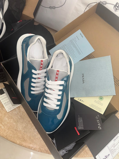 Sneakers Prd America ´ s Cup  tissu bike lisse blue lagoon 10/10
