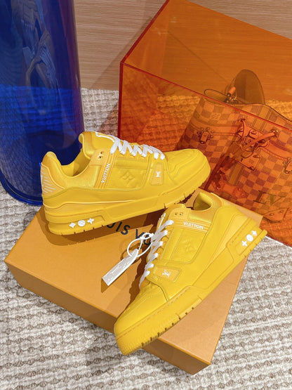 Sneakers Lv trainers jaune  2023 facture