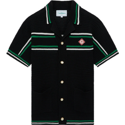 Casa tennis crochet shirt manches courtes