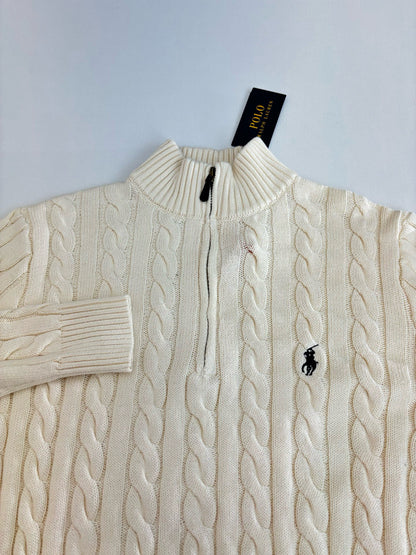 PULL RALPH BEIGE ZIPPÉ