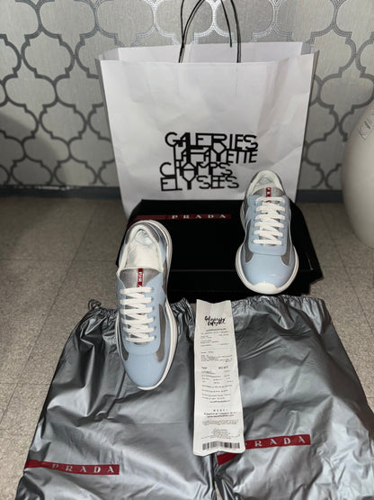 Sneakers Prd America ´ s Cup smooth bike fabric Sky blue