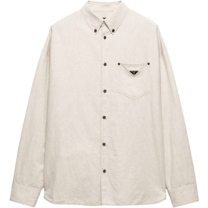 Ensemble chemise / pantalon en chambray PRD