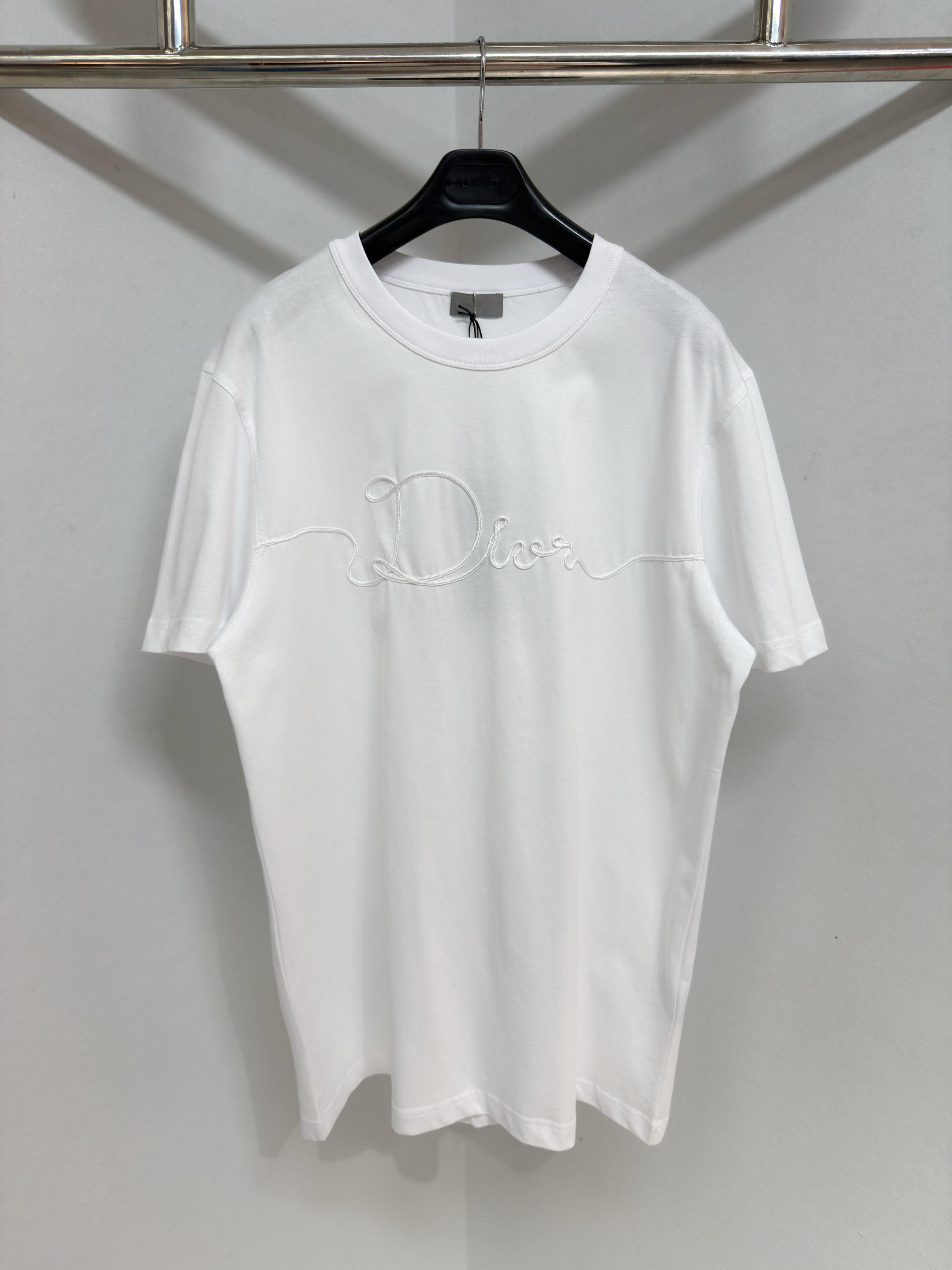 T-shirt cd ribbon blanc