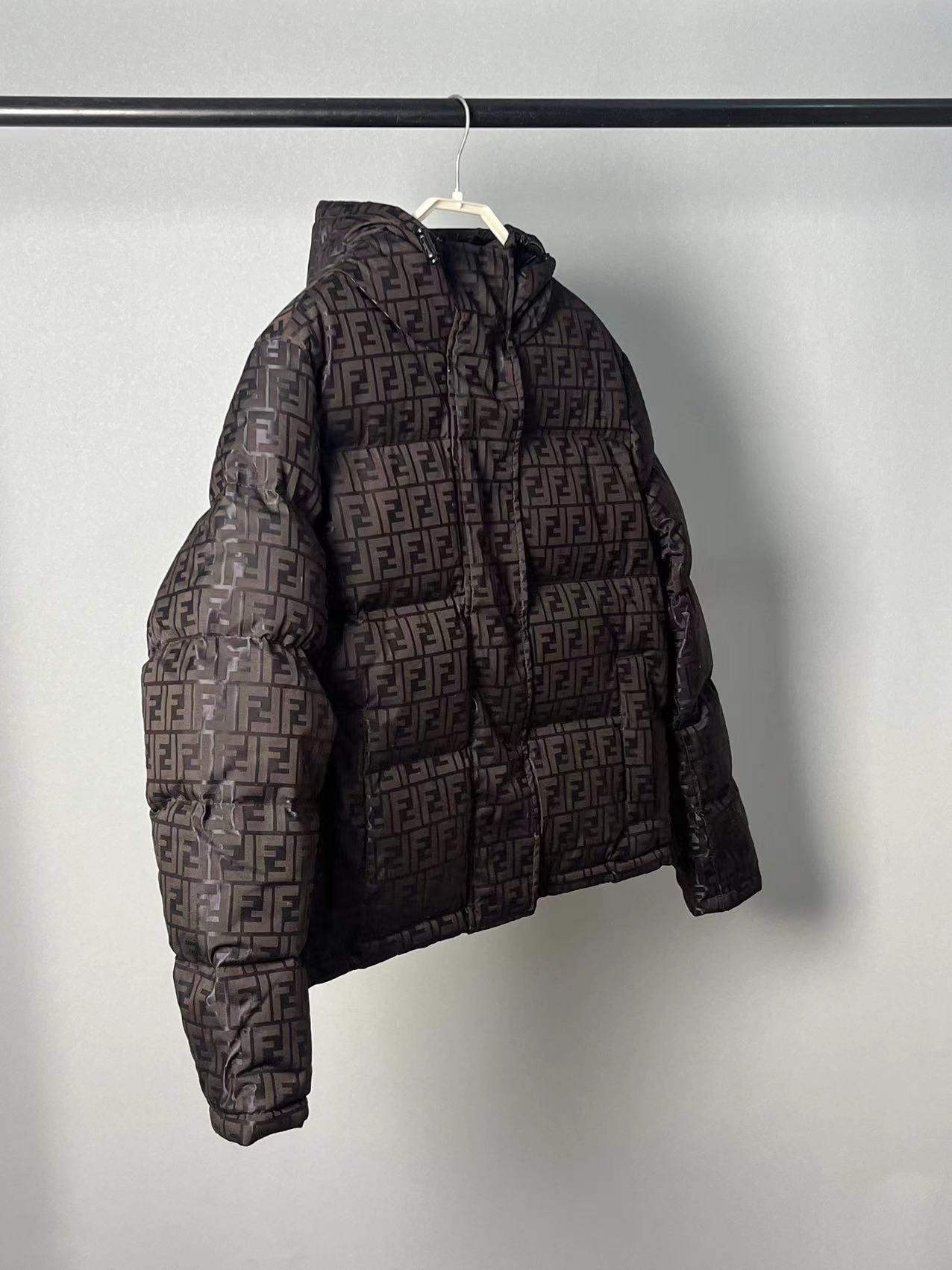 Doudoune en tissu technique black  FF