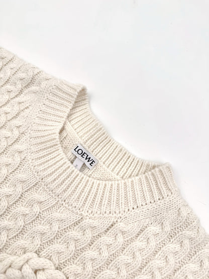 Pull  sans manches en laine LOEW