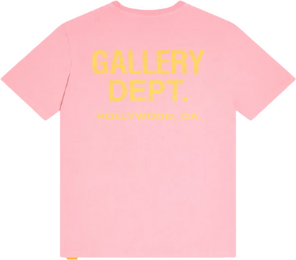 DEPT SOUVENIR TEE BRIGHT PINK