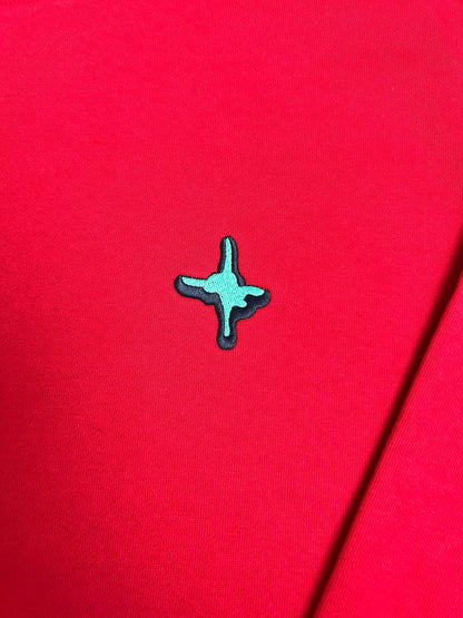 Sweatshirt CD AND LEWIS HAMILTON molleton de coton rouge