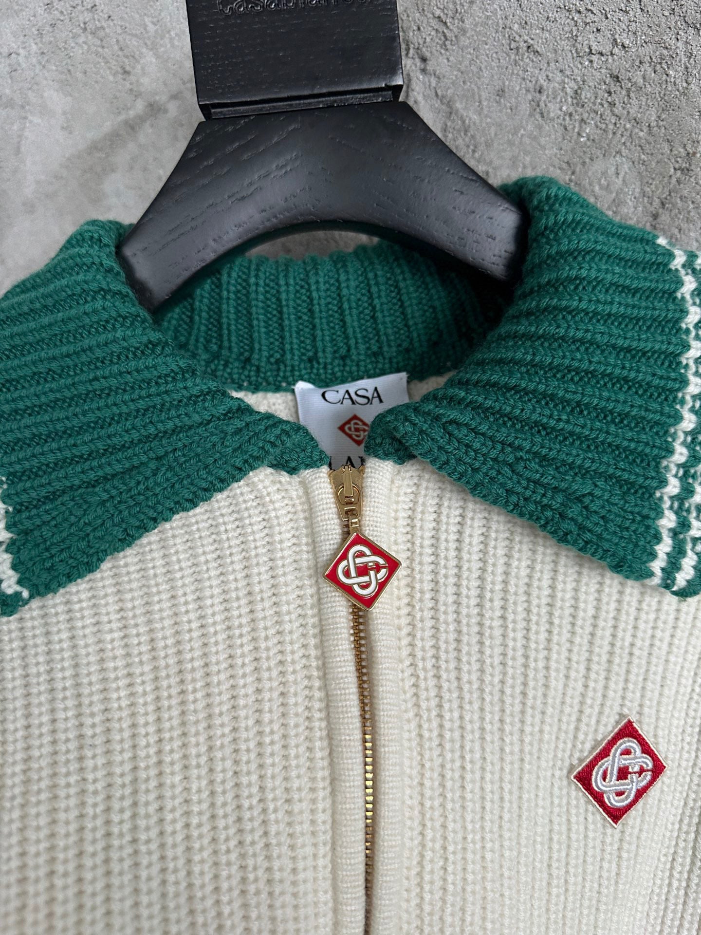 Casablanca pull à fermeture zippée