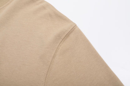 T-shirt Marron à petit logo ami de cœur marron