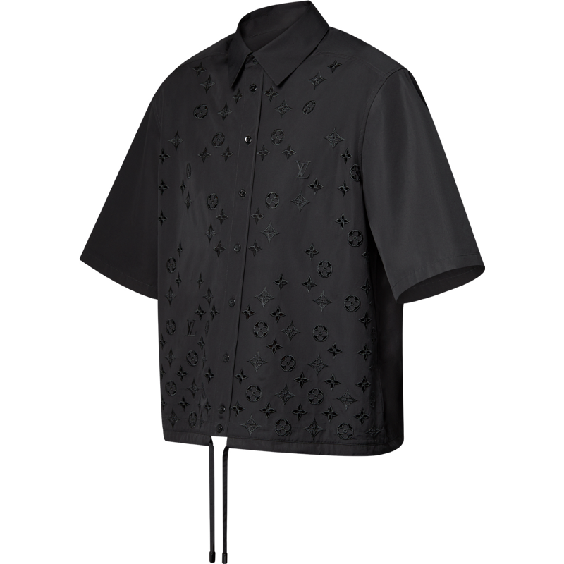 Chemise lv brodée Monogram Fleurs 10/10