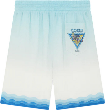 Short casa blue azur