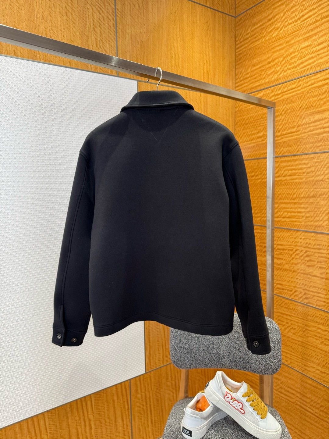 Veste utilitaire en laine et cachemire Loew