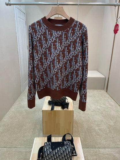 Oblique cd sweater