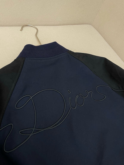 Blouson CD Varsity cuir d’agneau