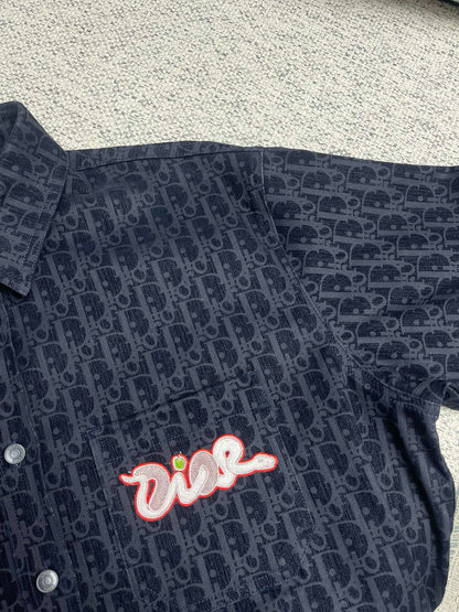 Surchemise CD AND KAWS Denim de coton mélangé bleu 10/10