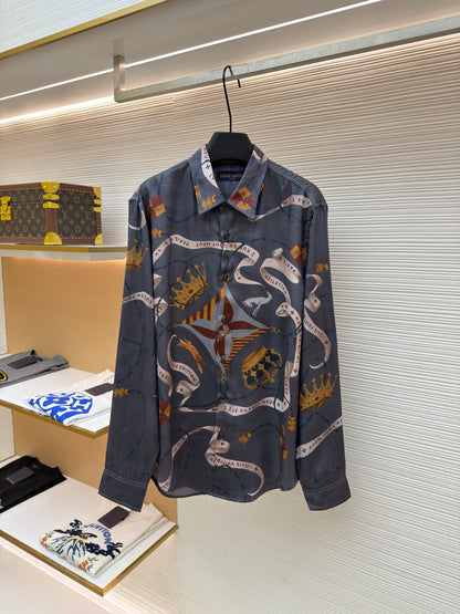 Chemise lv en soie