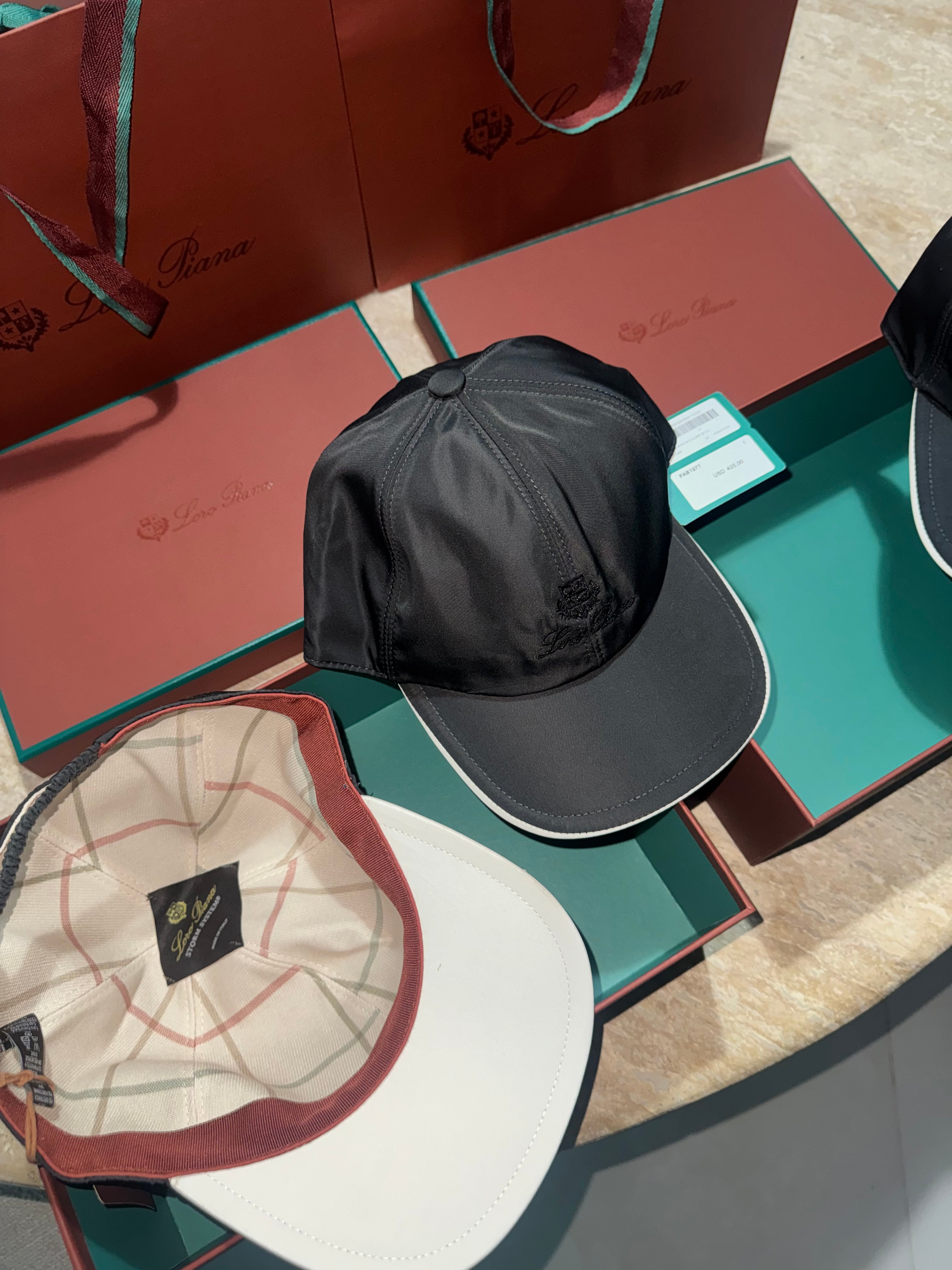 Casquette Loro P micro fibre noir 10/10