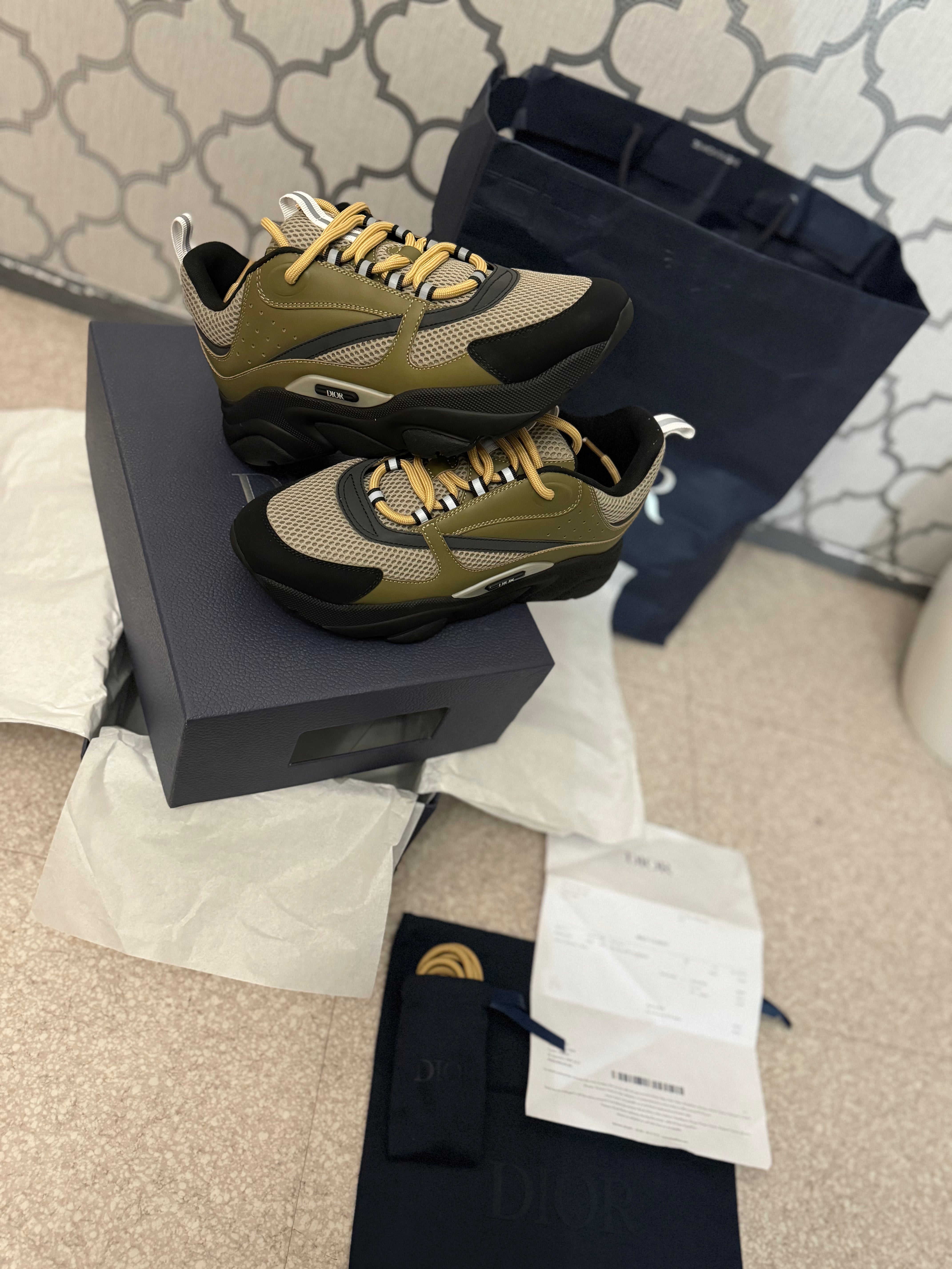 B22 calf skin khaki latest edition 2023 invoice