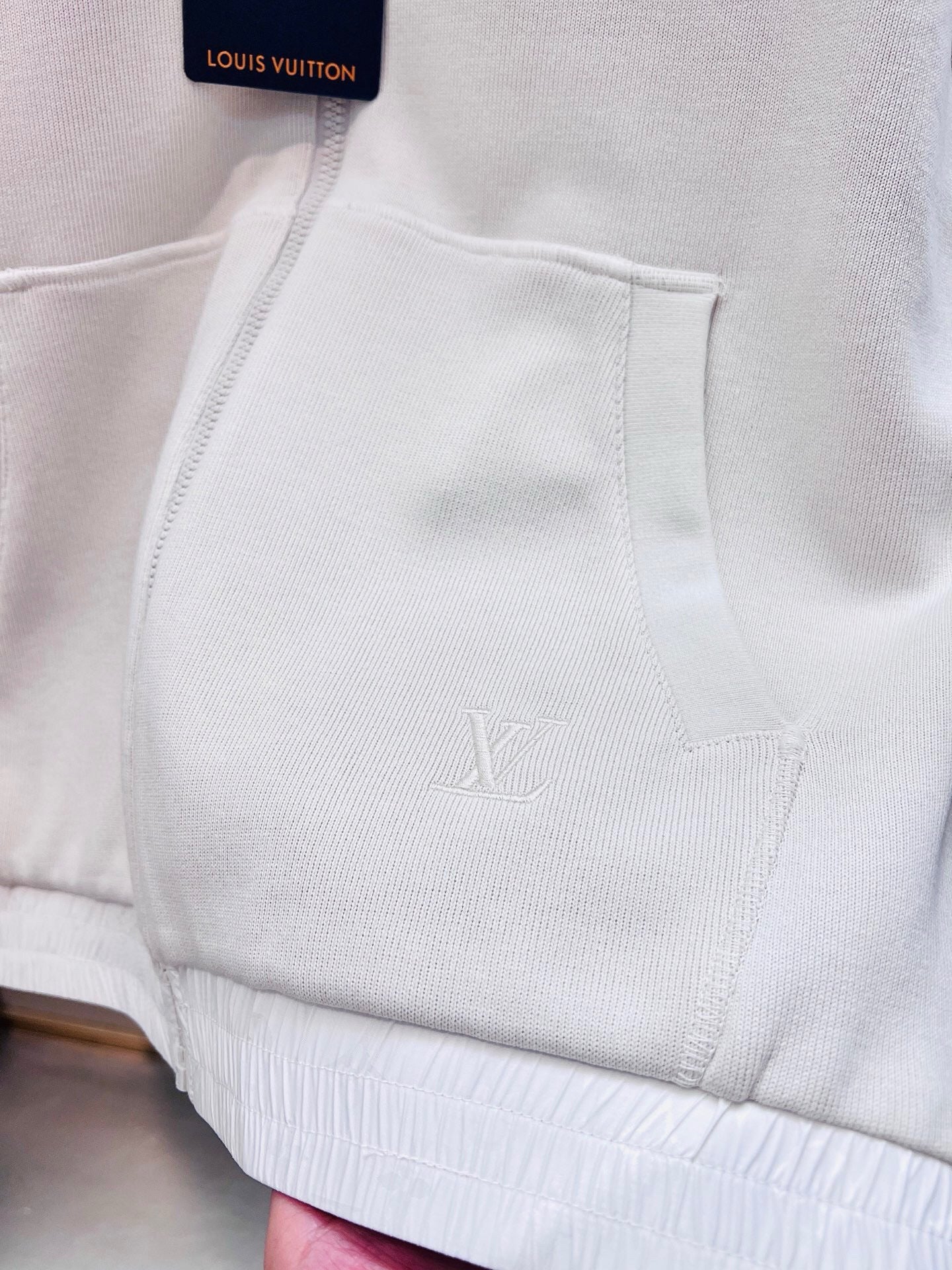 Bomber léger réversible Monogram blanc lv