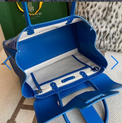 Saigon blue invoice tote bag