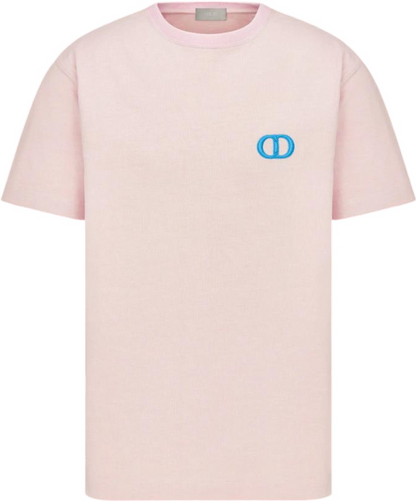 T-shirt CD Icon, coupe relax rose