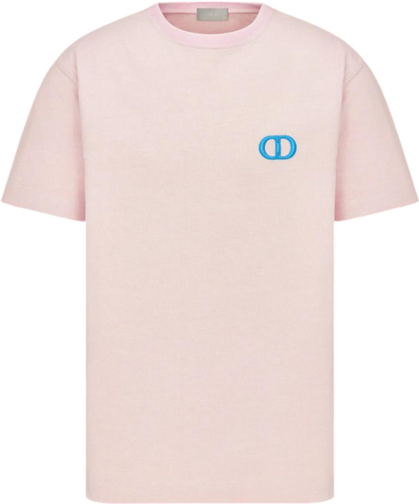 T-shirt CD Icon, coupe relax rose