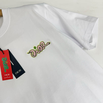 T-shirt CD AND KAWS, coupe relax Jersey de coton blanc 10/10
