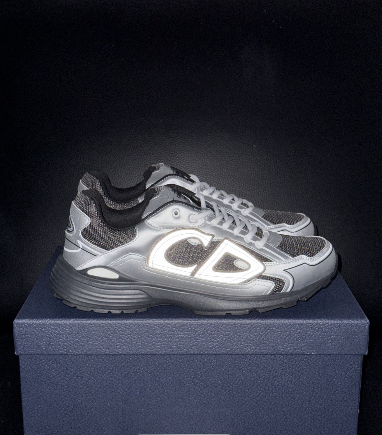 SNEAKERS B30 V3S 2025 💡 VERSION BIEN LISSE Sneaker B30 Countdown Maille technique blanche effet metallisé et tissu technique FACTURE PACKAGING COMPLET MODÈLE POUSSÉ
