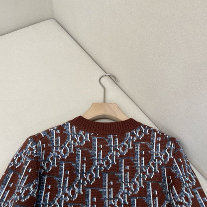 Oblique cd sweater