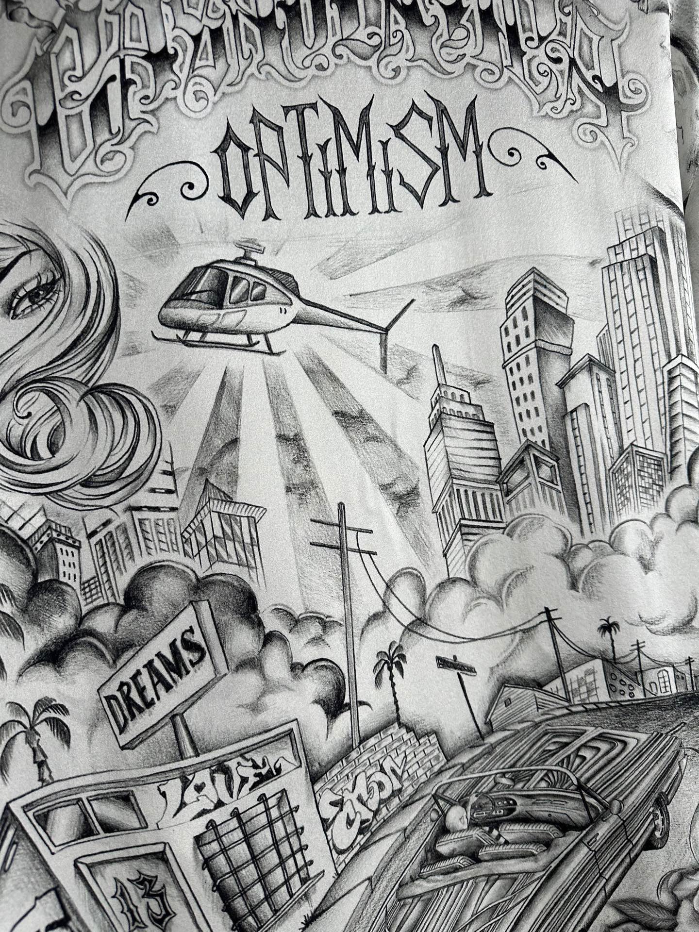 Chemise Casa manches longues tattoo