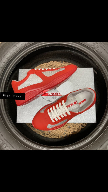 Sneakers Prd America ´ s Cup red Gomme & tissu bike