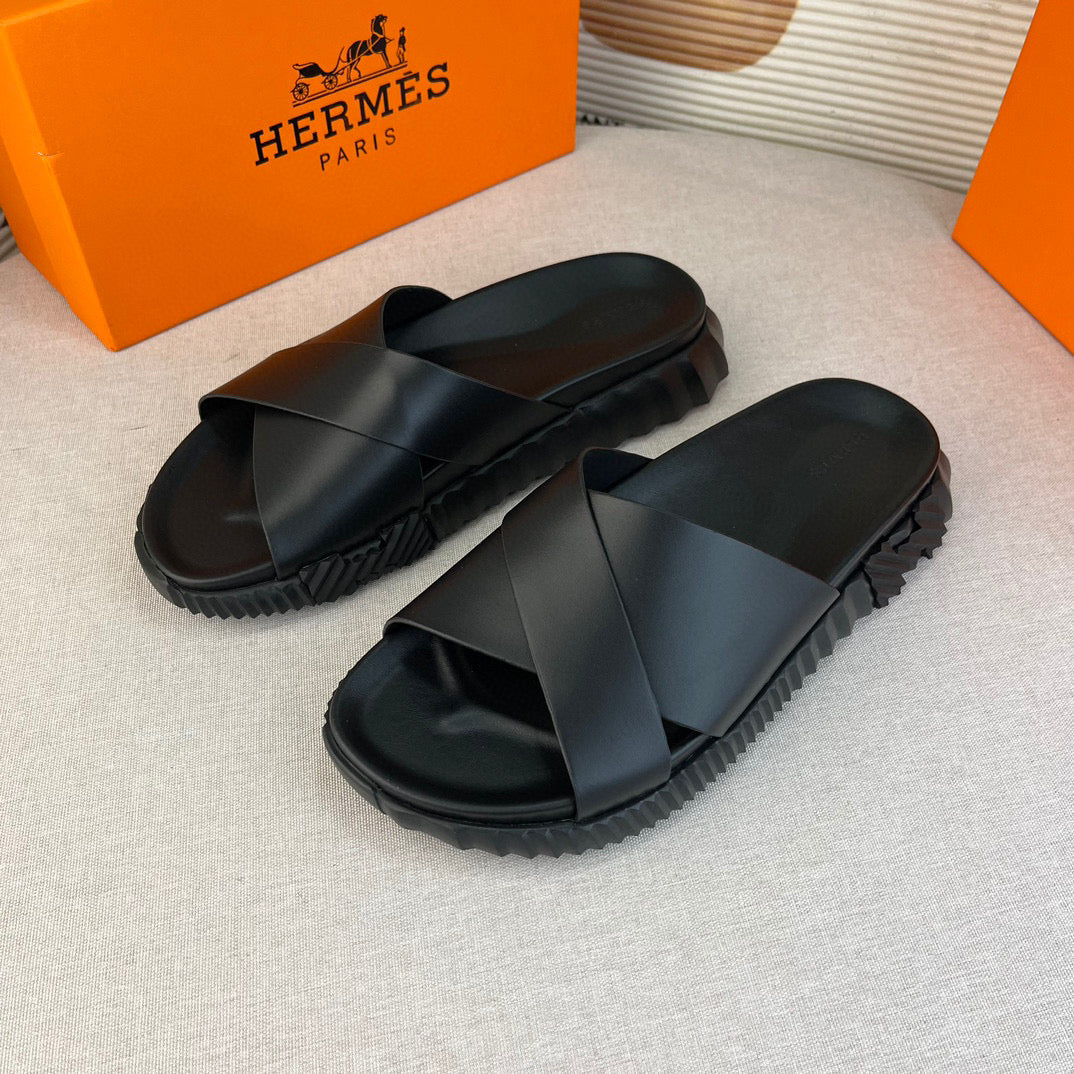 Hrms Infra Sandal In Nappa Leather blanc