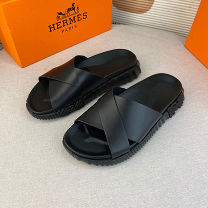 Hrms Infra Sandal In Nappa Leather blanc