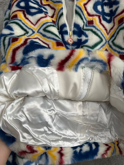 Casa veste en fourrure Jacquard