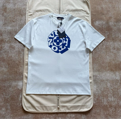 Tee-shirt à signature imprimée lv