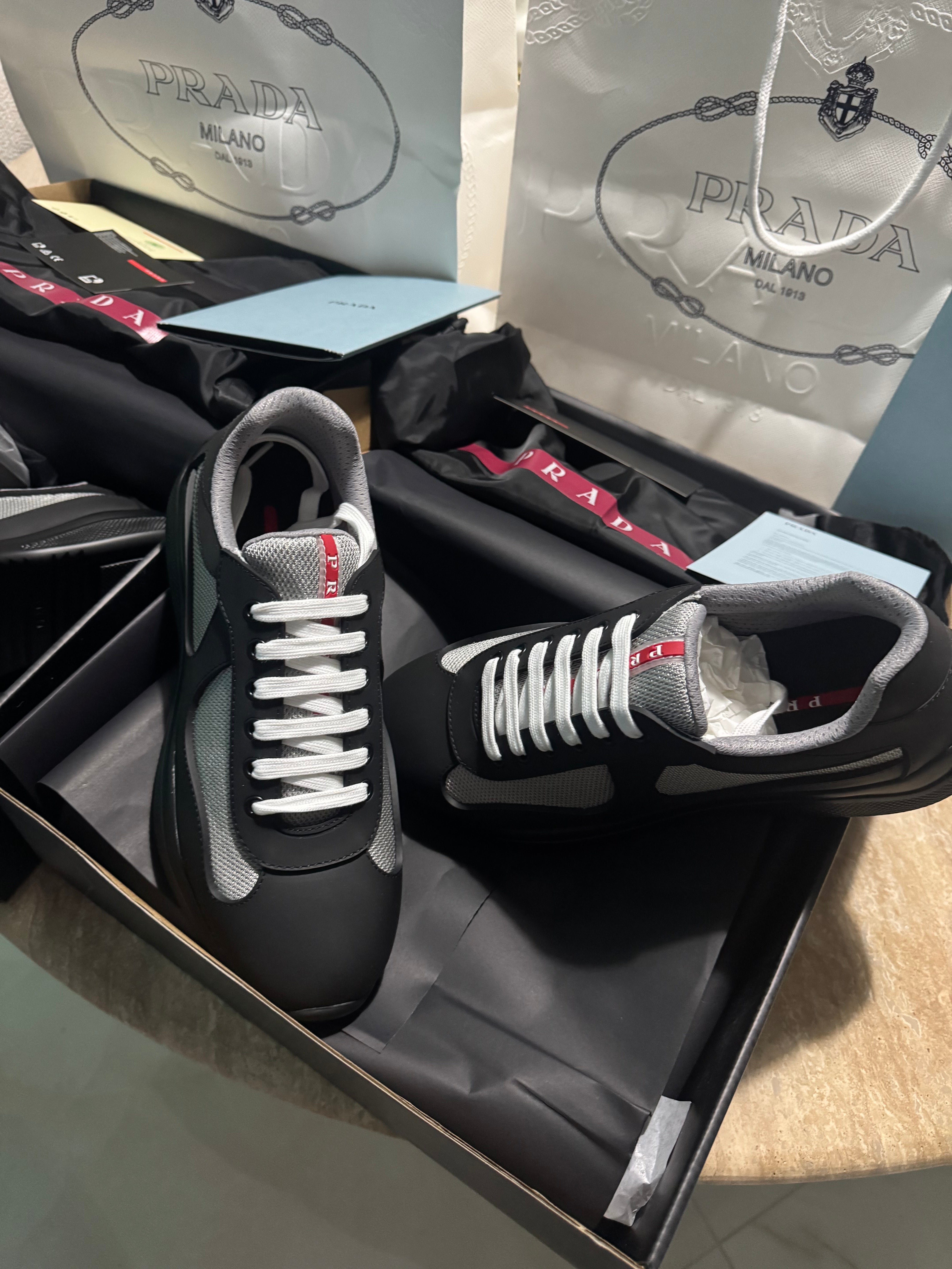 Sneakers Prd America ´ s Cup black Gomme & tissu bike 10/10