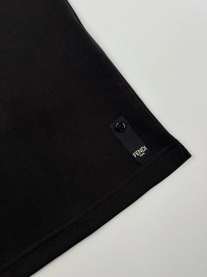 FF Black Cotton T-Shirt