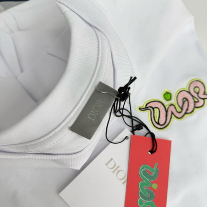T-shirt CD AND KAWS, coupe relax Jersey de coton blanc 10/10