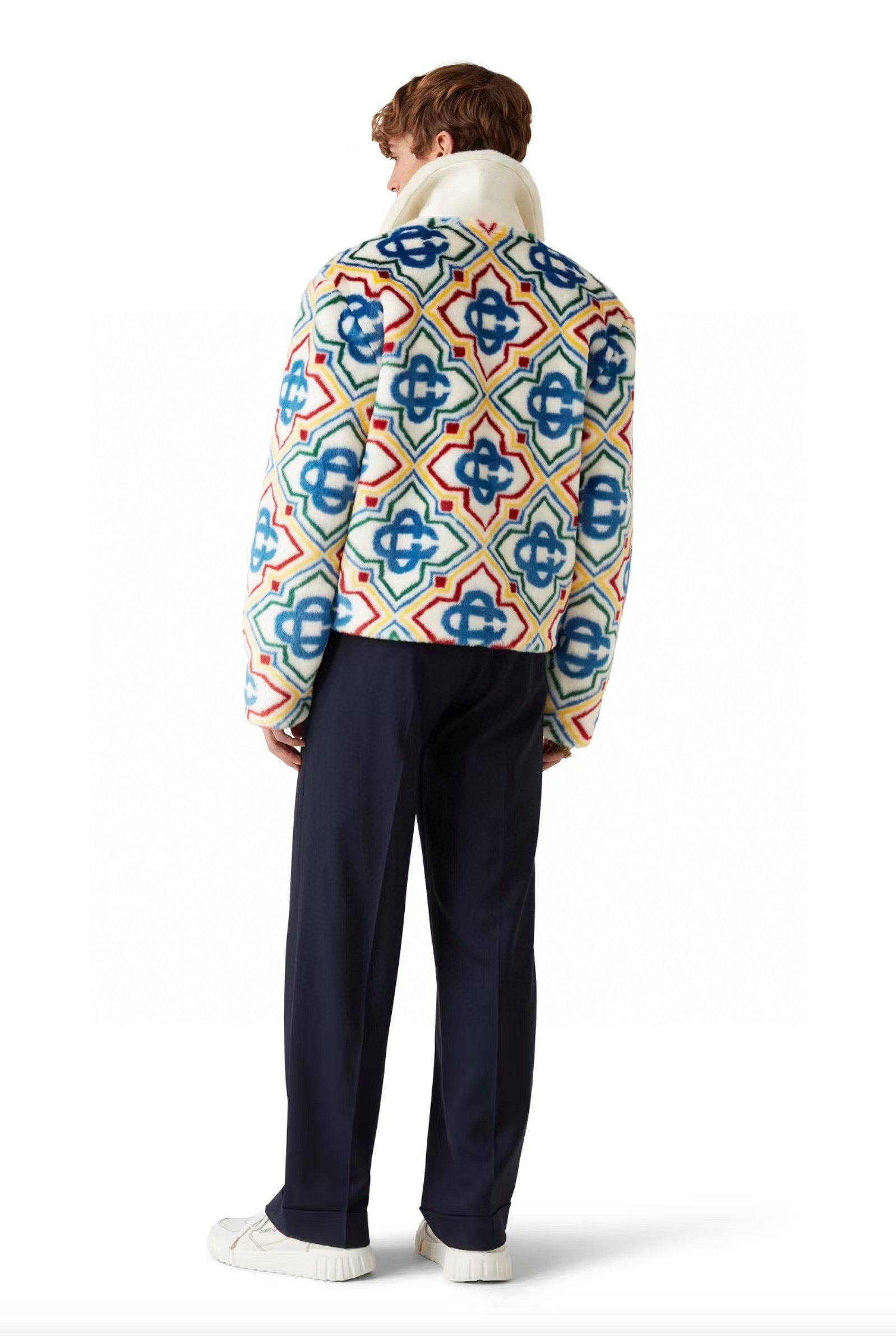 Casa veste en fourrure Jacquard