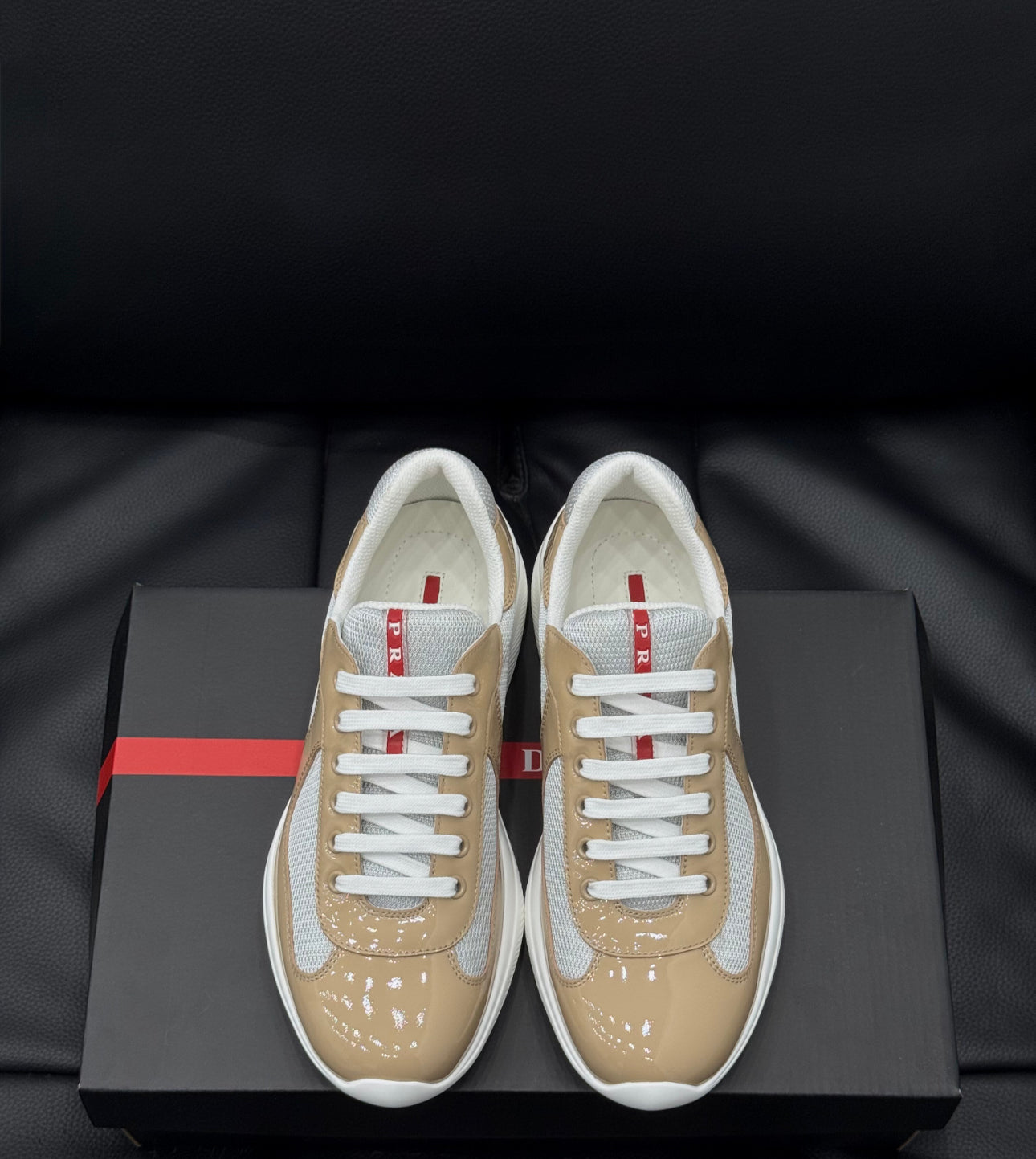 Sneakers Prd America ´ s Cup  Beige  tissu bike lisse 10/10 V3S