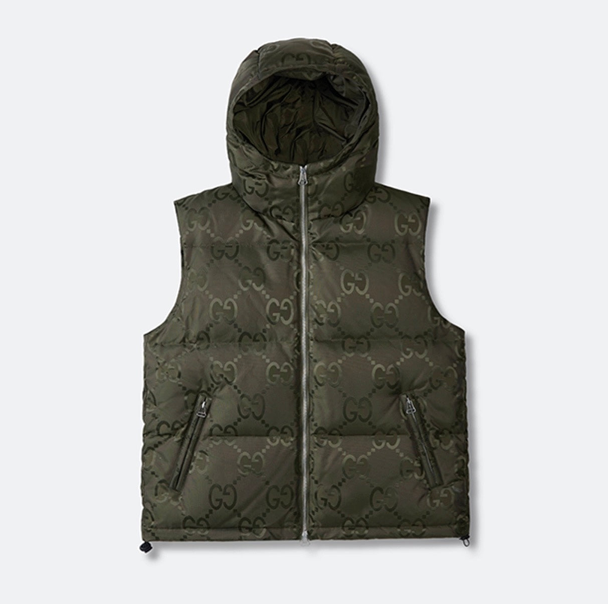 Veste GG jumbo sans manche  kaki