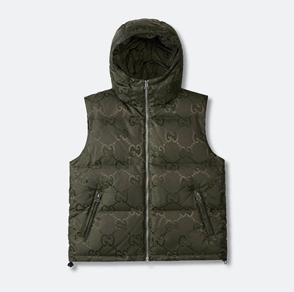 Veste GG jumbo sans manche  kaki