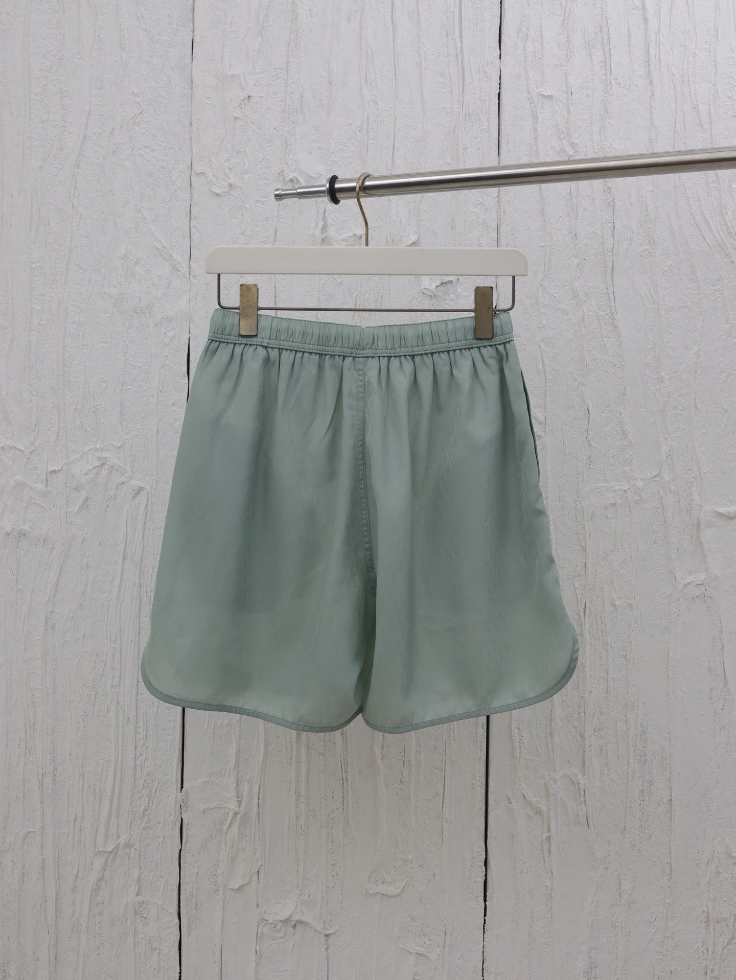 Ensemble Chemise à manches courtes CD Oblique Jacquard de soie et coton vert