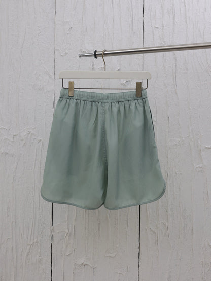 Ensemble Chemise à manches courtes CD Oblique Jacquard de soie et coton vert
