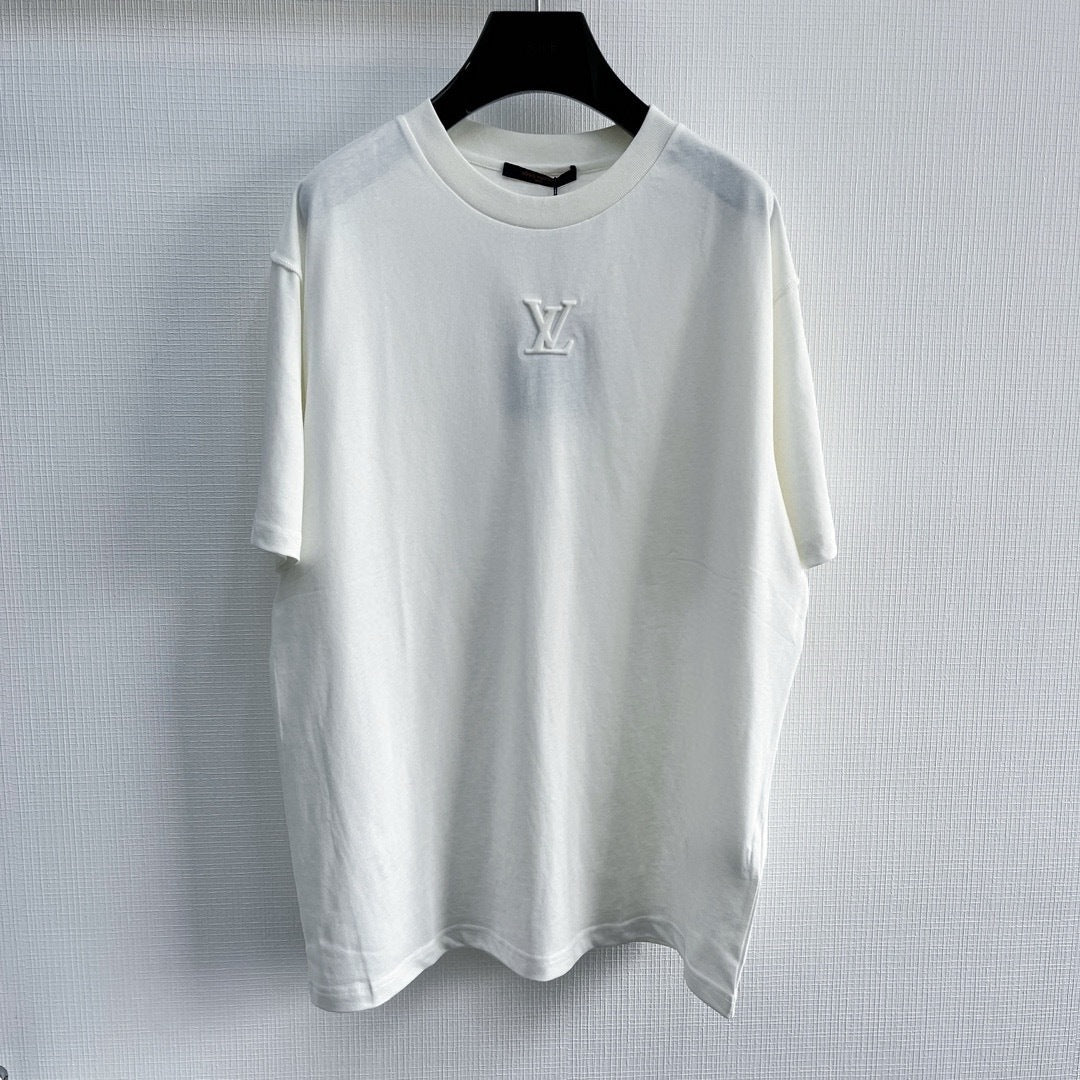 T shirt  broderie Lv blanc 10/10