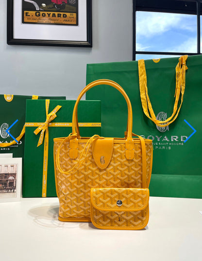 Sac Anjou Mini  yellow facture
